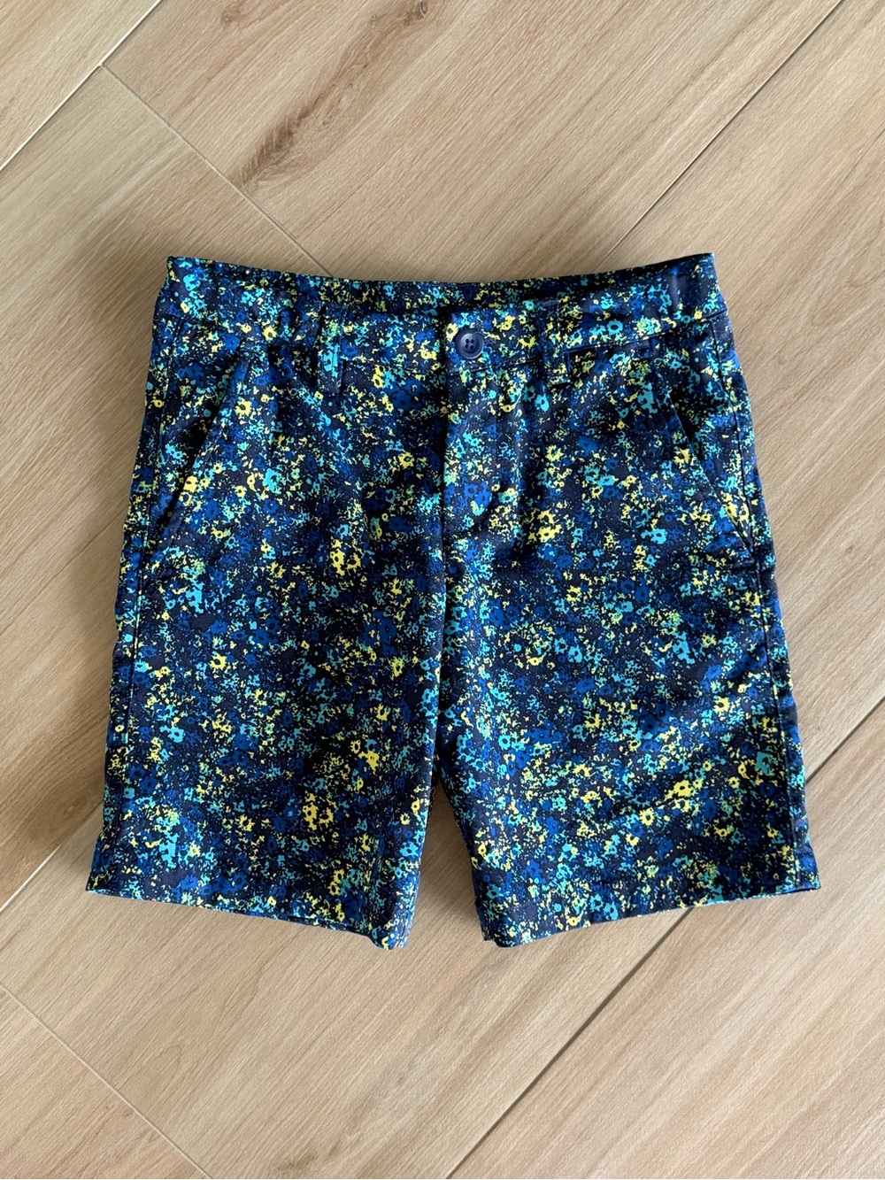 Under Armour Blue Floral Print Boys’ Shorts